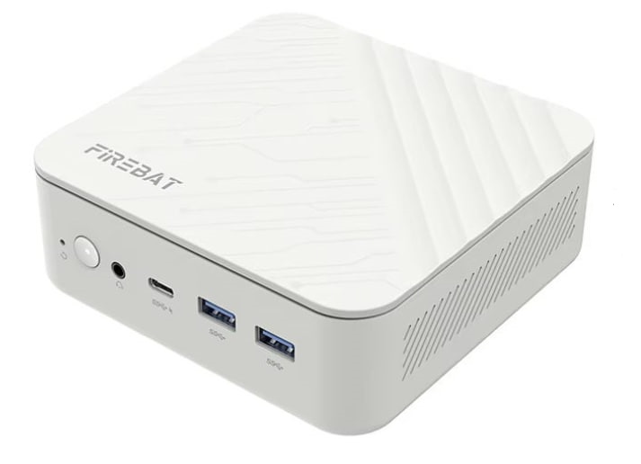 New Firebat AM02 Mini PC 16gb 512GB Durable AMD Ryzen 5 7430U White Mini PC