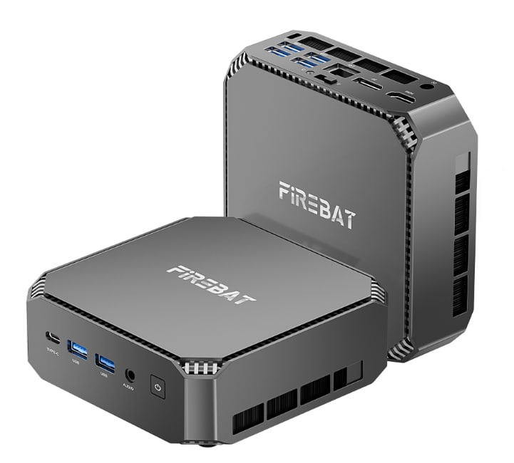 FIREBAT A6 MiniPC AMD Ryzen 7 6800H Dual Band WiFi6 BT5.2 DDR5 16gb 512GB Desktop Gaming PC