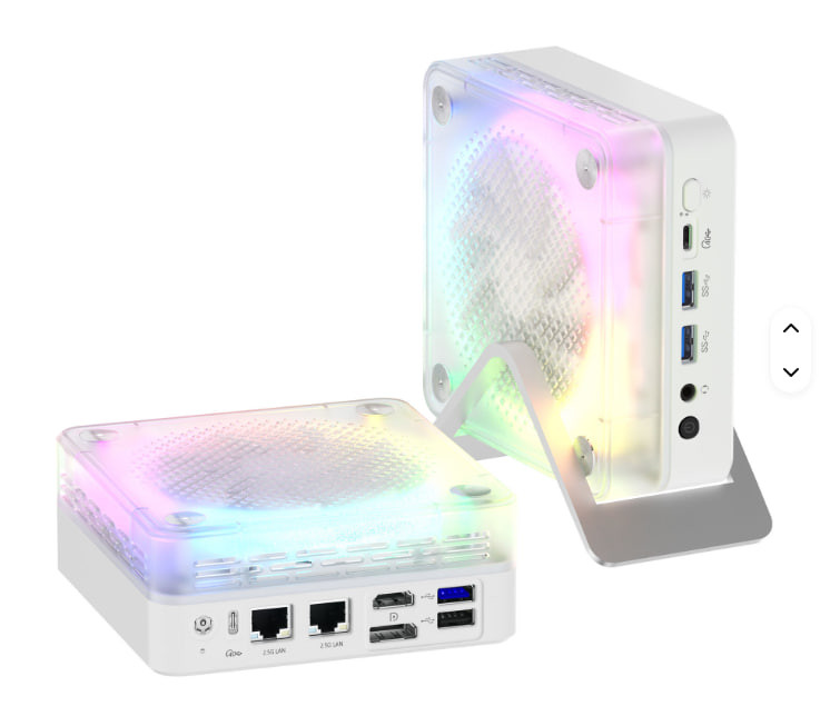 Ultra H255 Firebat New Mini Computer MN56 Model AMD R7 Octa Core 32GB+1TB DDR5